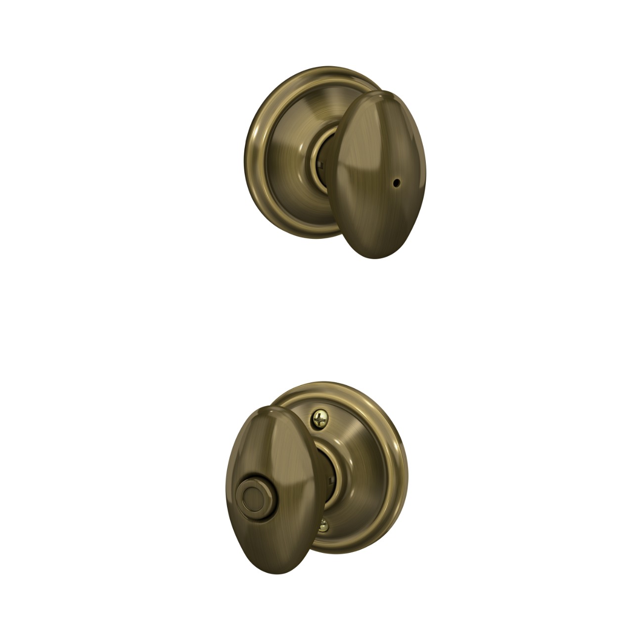 Siena Knob Bed & Bath Lock