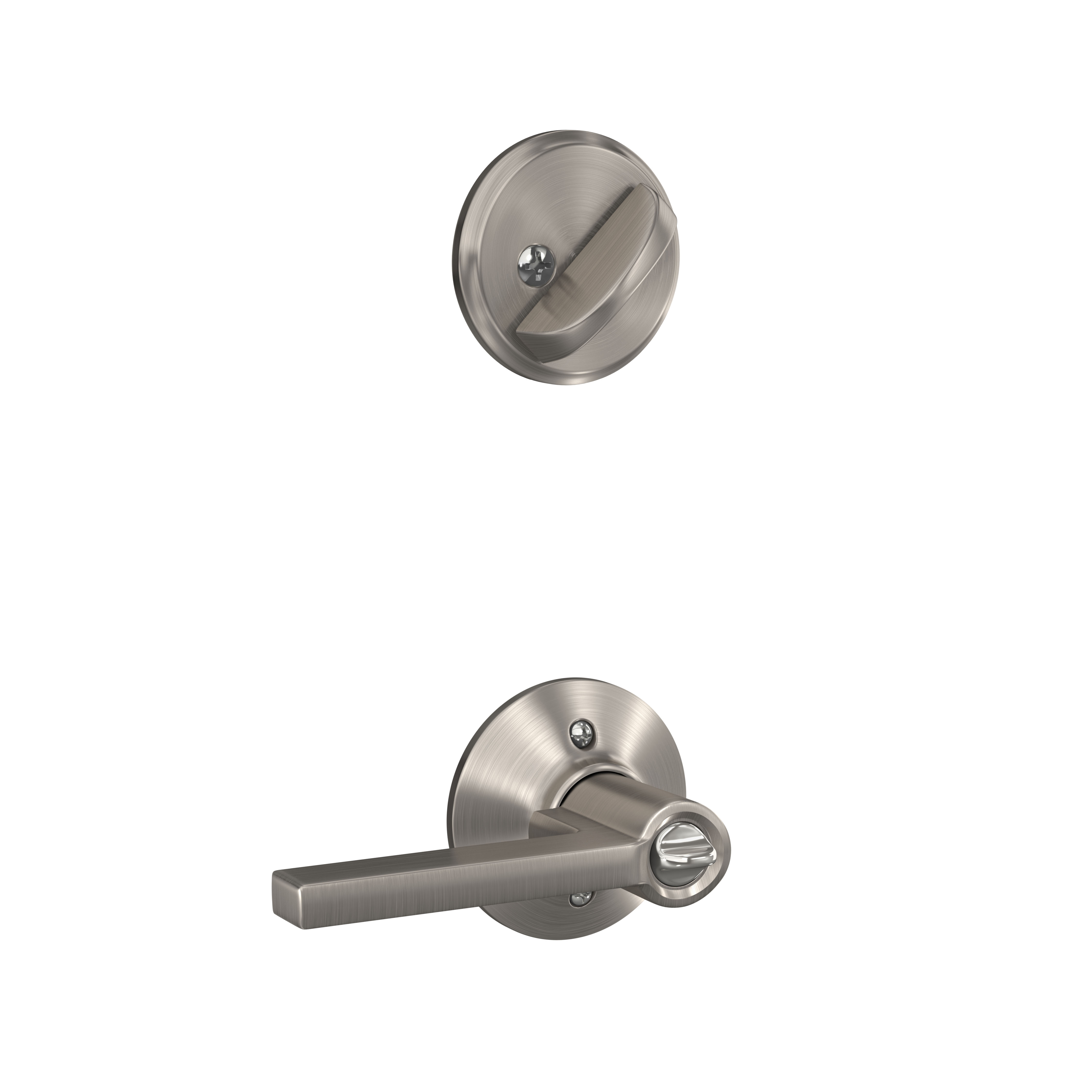 Single Cylinder Deadbolt and Latitude Lever Keyed Entry Lock