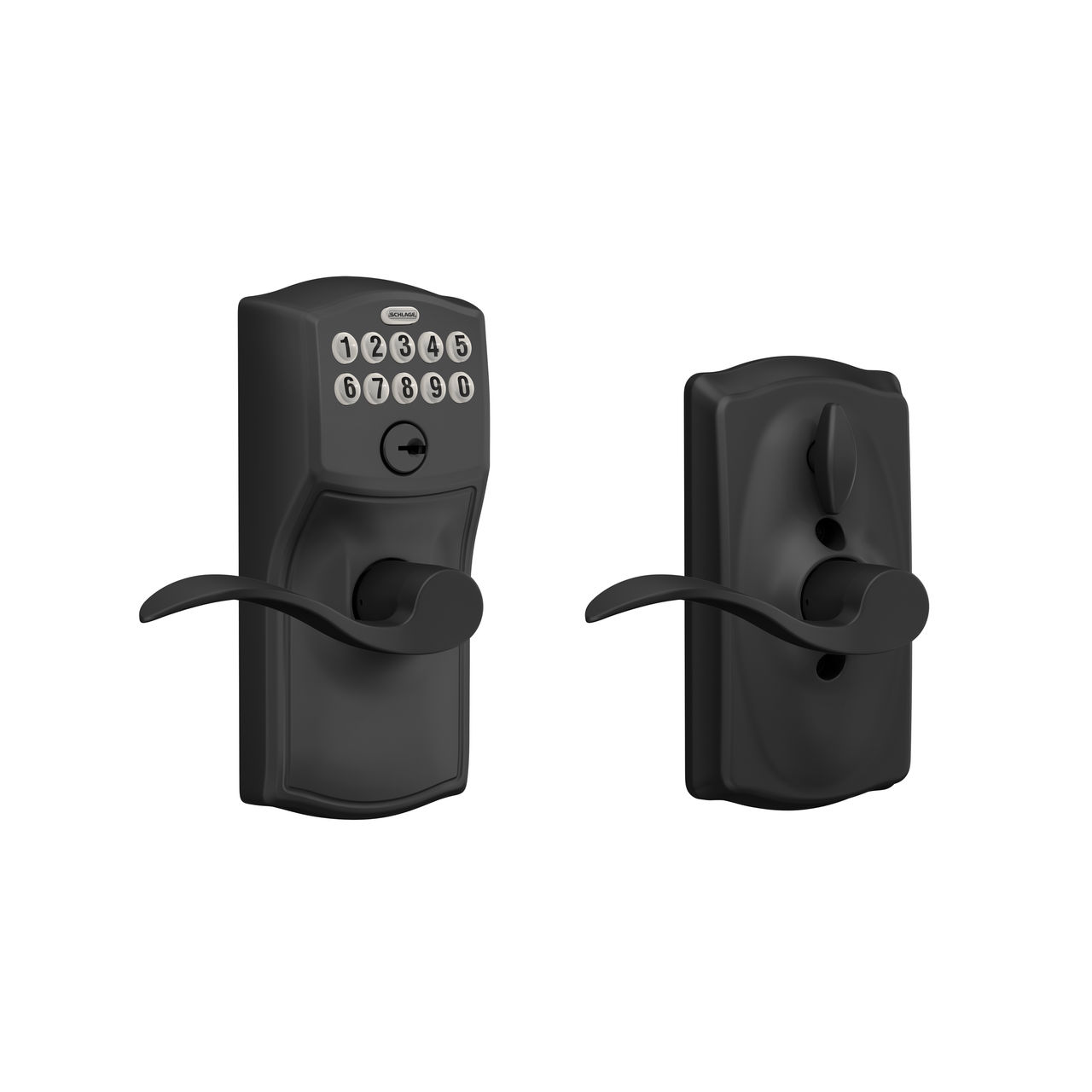 Keypad Lever and Accent Lever with Flex Lock