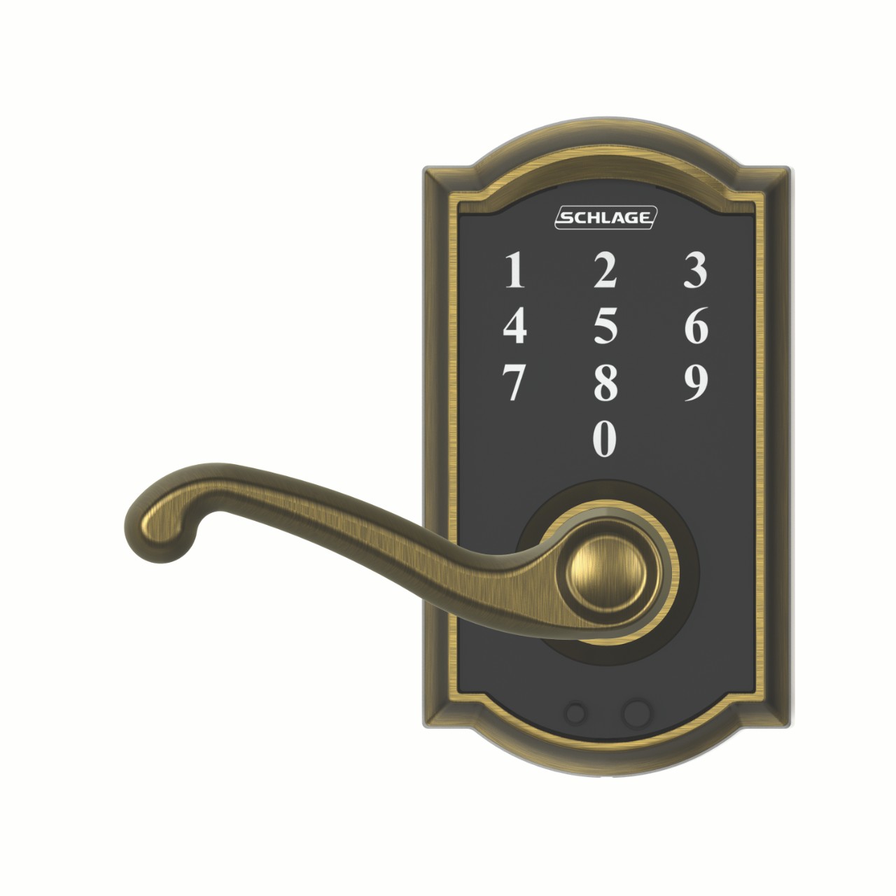 Schlage Touch™ Keyless Touchscreen Lever with Flair Lever
