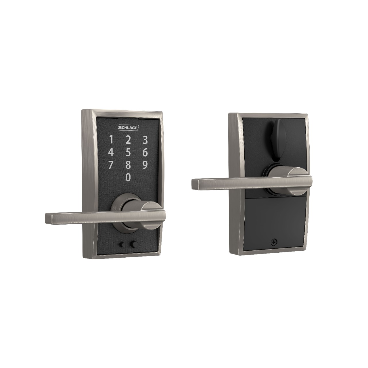 Schlage Touch™ Keyless Touchscreen Lever with Century trim and Latitude