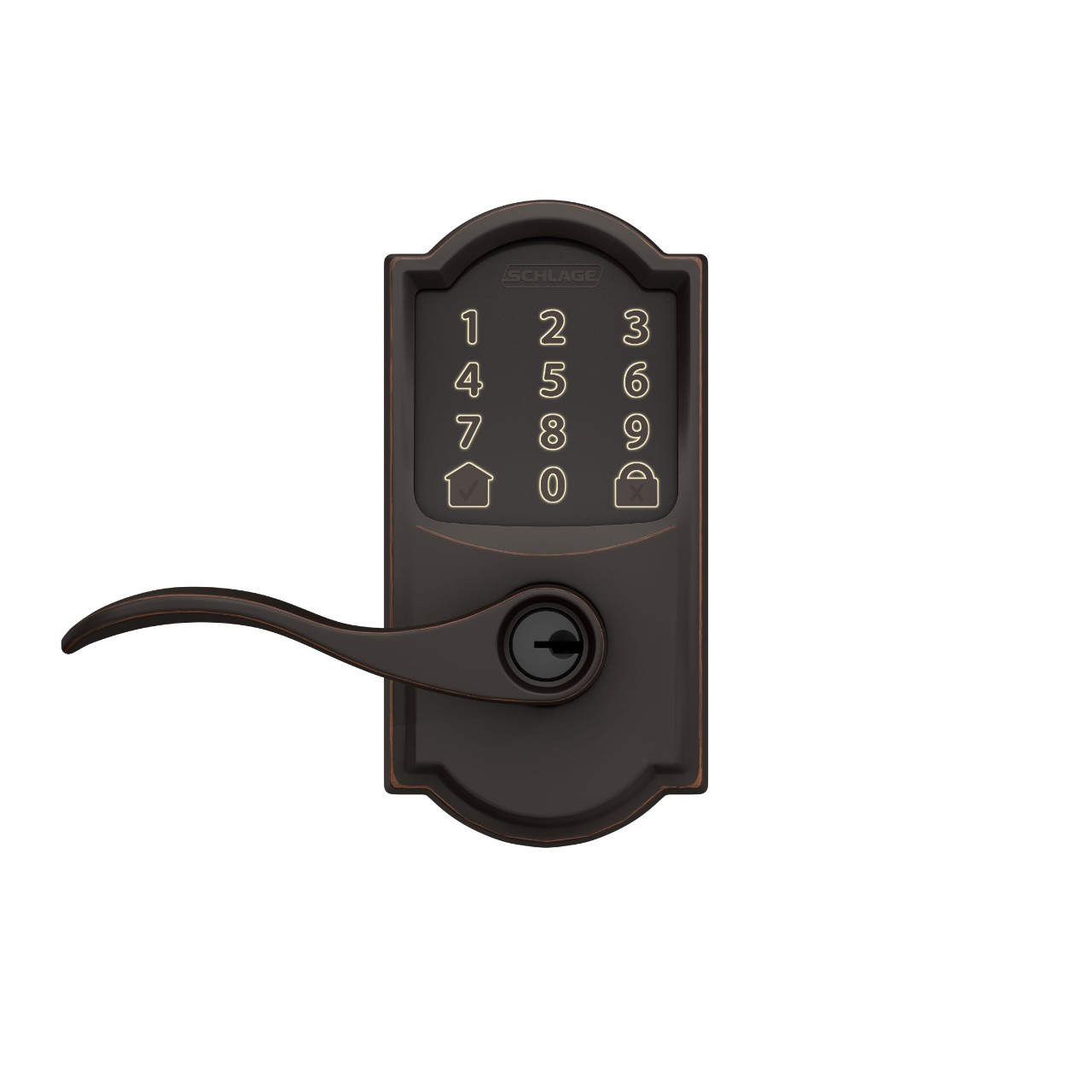 Schlage Encode™ Smart WiFi Lever with Accent Lever