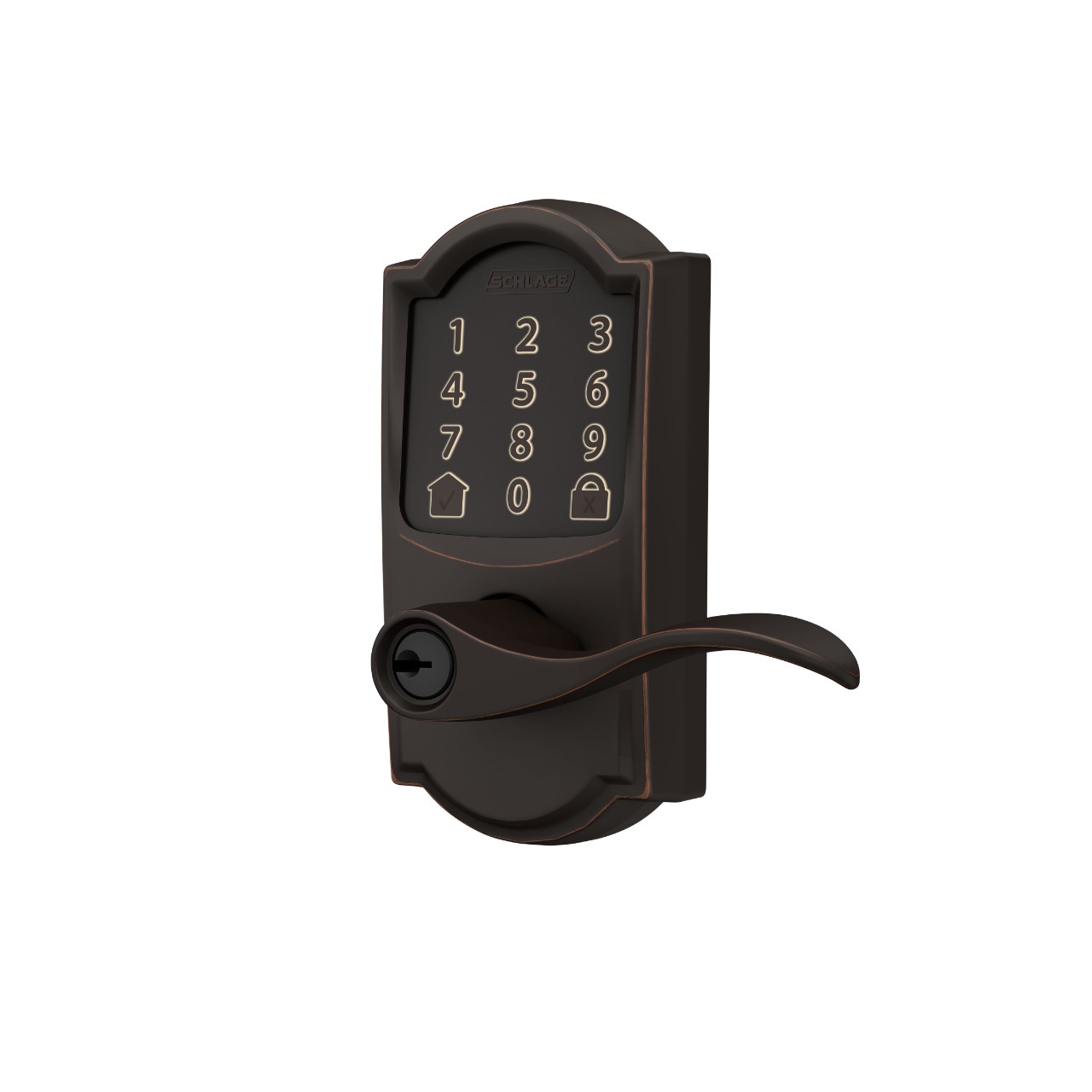 Schlage Encode™ Smart WiFi Lever with Accent Lever