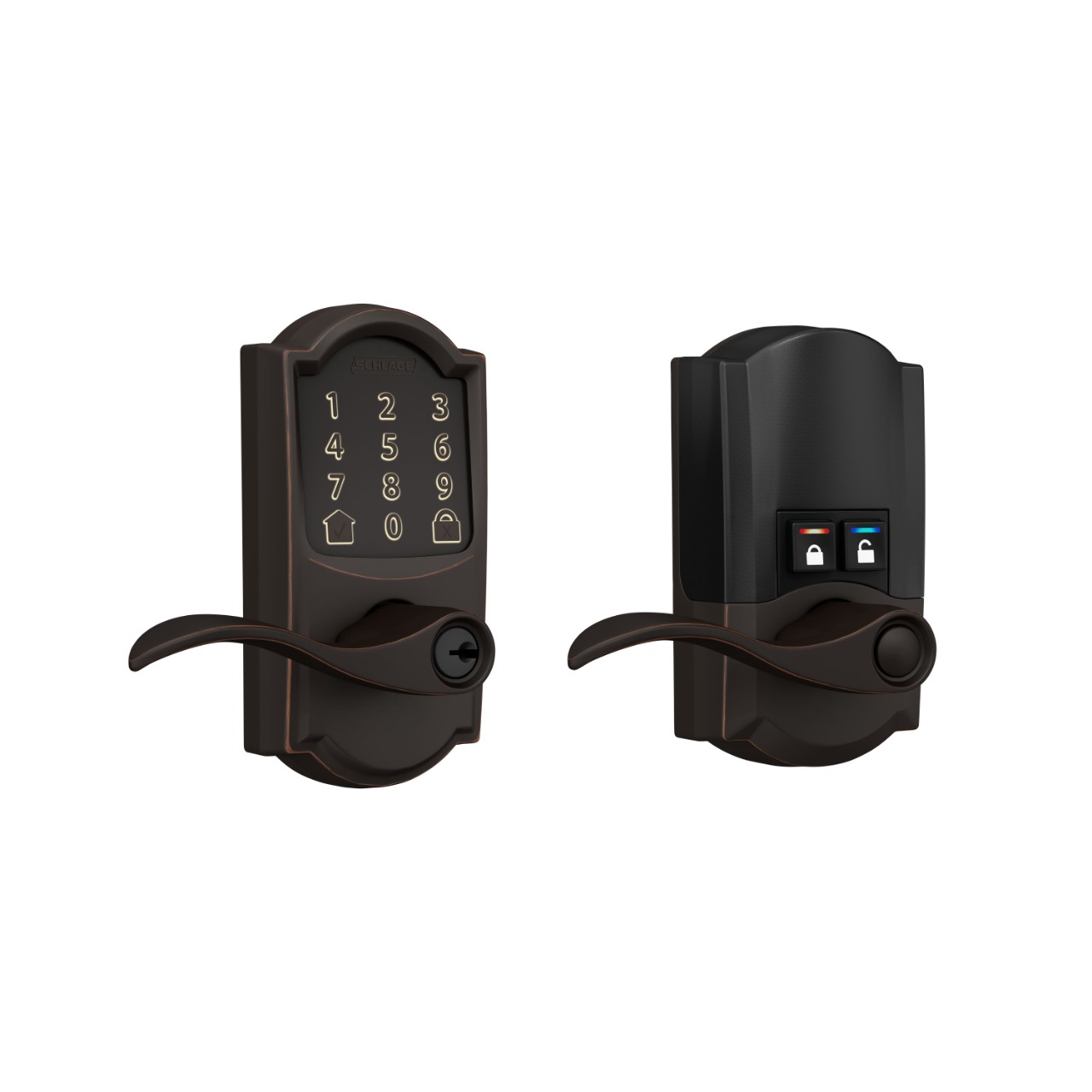 Schlage Encode™ Smart WiFi Lever with Accent Lever