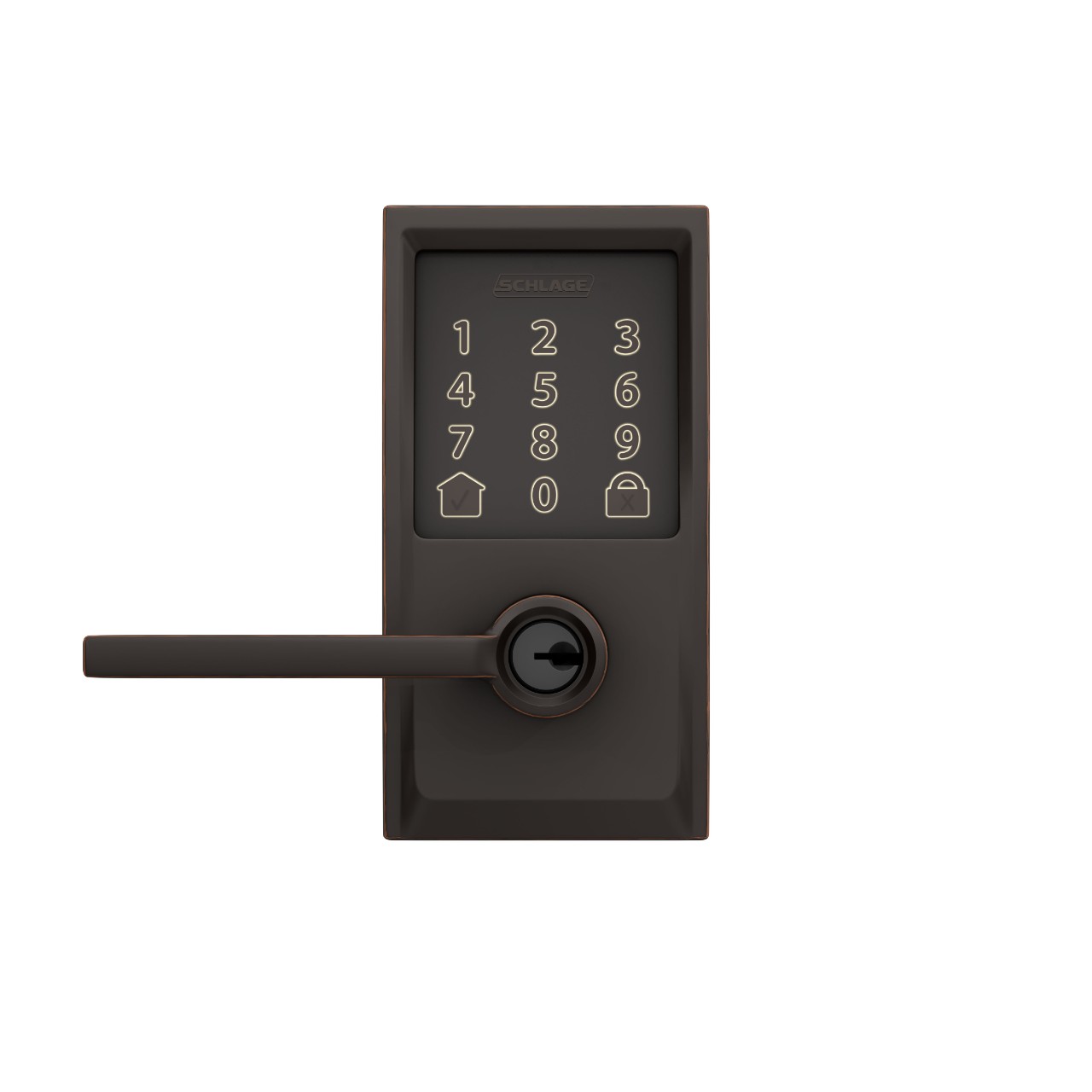 Schlage Encode™ Smart WiFi Lever with Latitude Lever