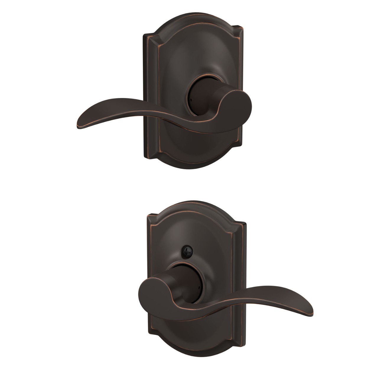 Accent Lever Hall & Closet Lock