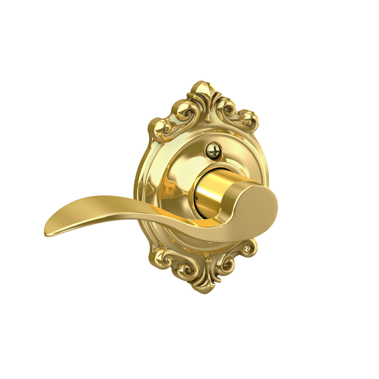 Serrure sans rotation avec levier Accent et garniture Brookshire