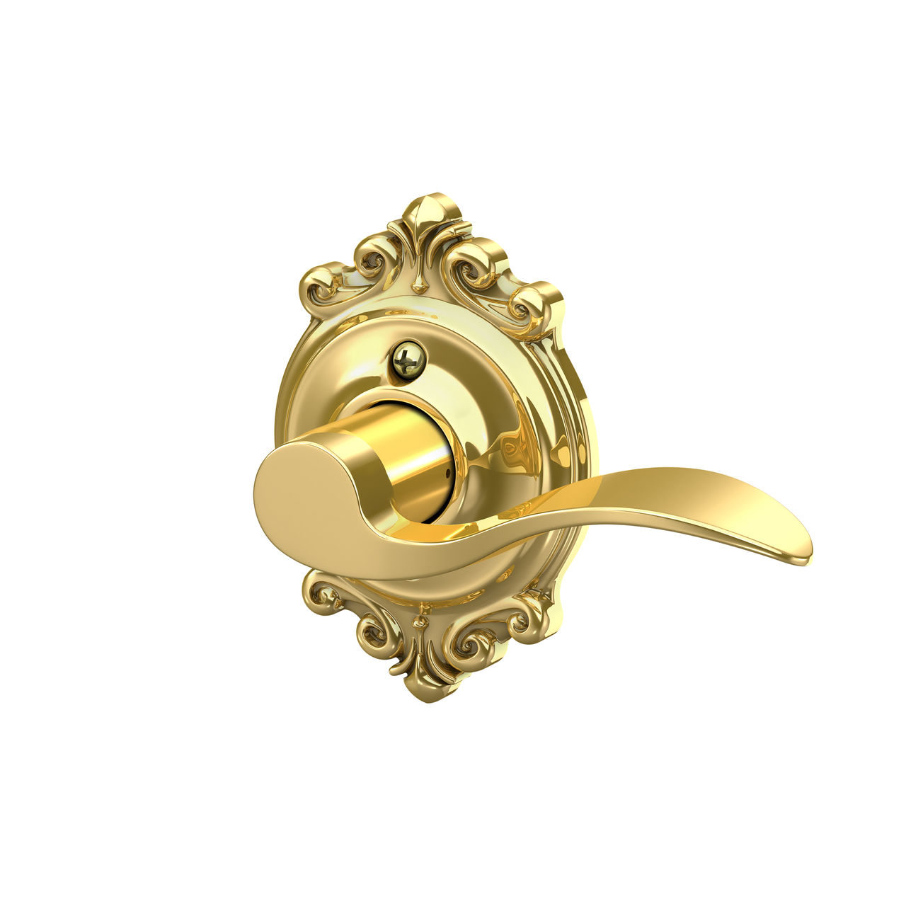 Accent Lever Non-Turning Lock