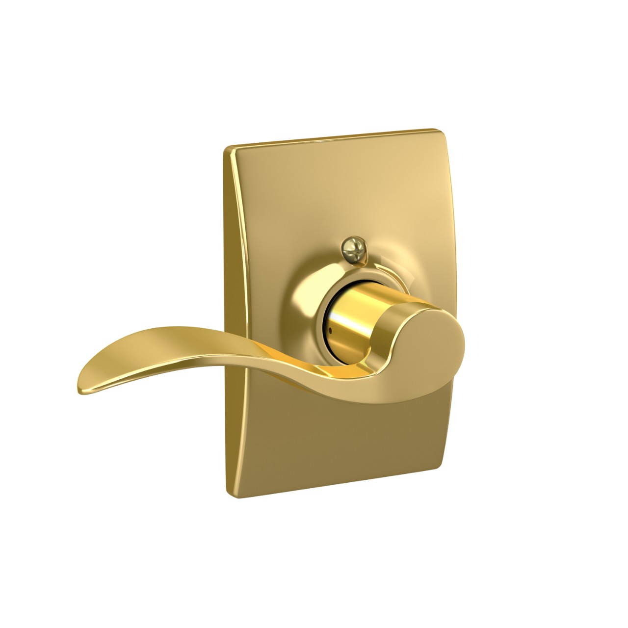 Accent Lever Non-Turning Lock