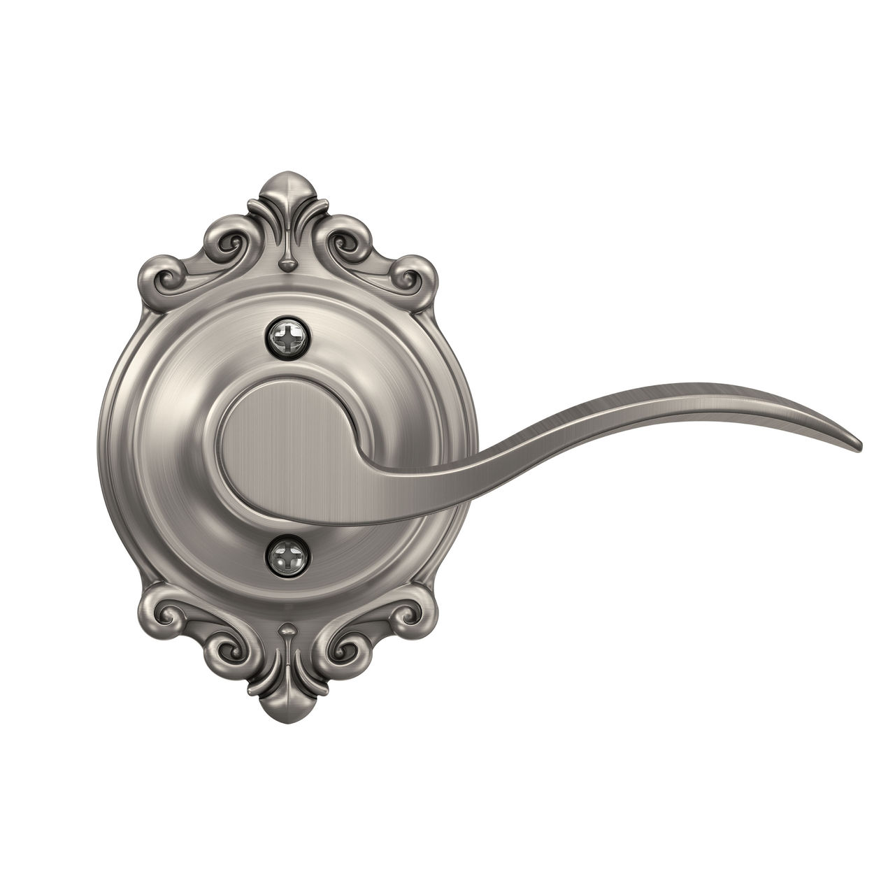 Serrure sans rotation avec levier Accent et garniture Brookshire