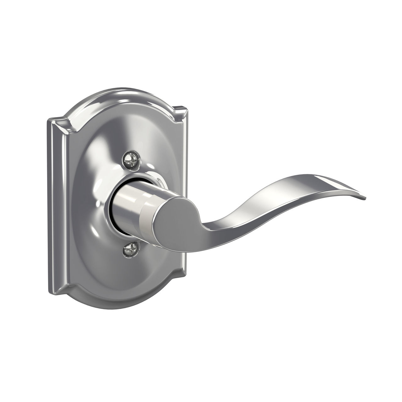 Serrure sans rotation avec levier Accent et garniture Camelot