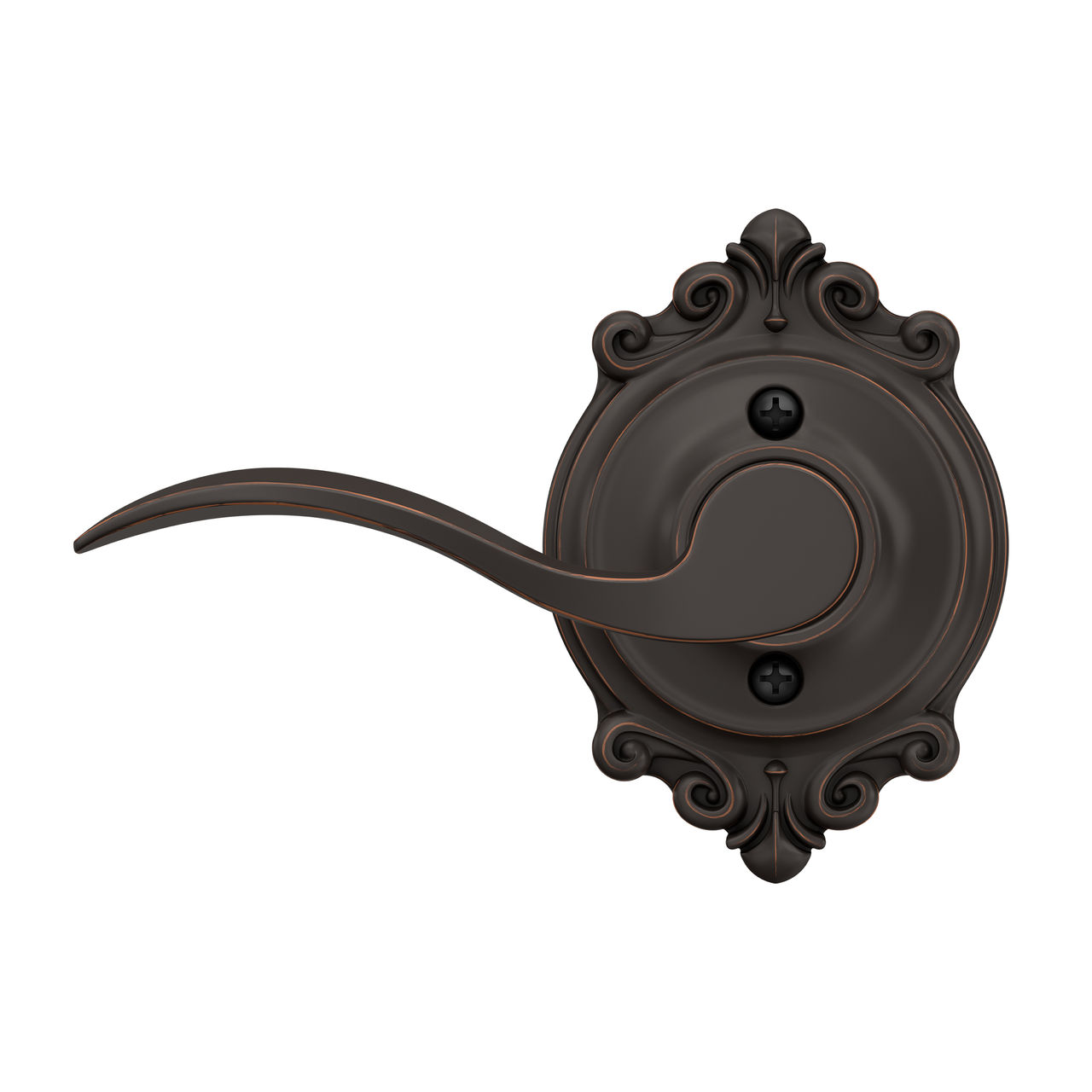 Serrure sans rotation avec levier Accent et garniture Brookshire