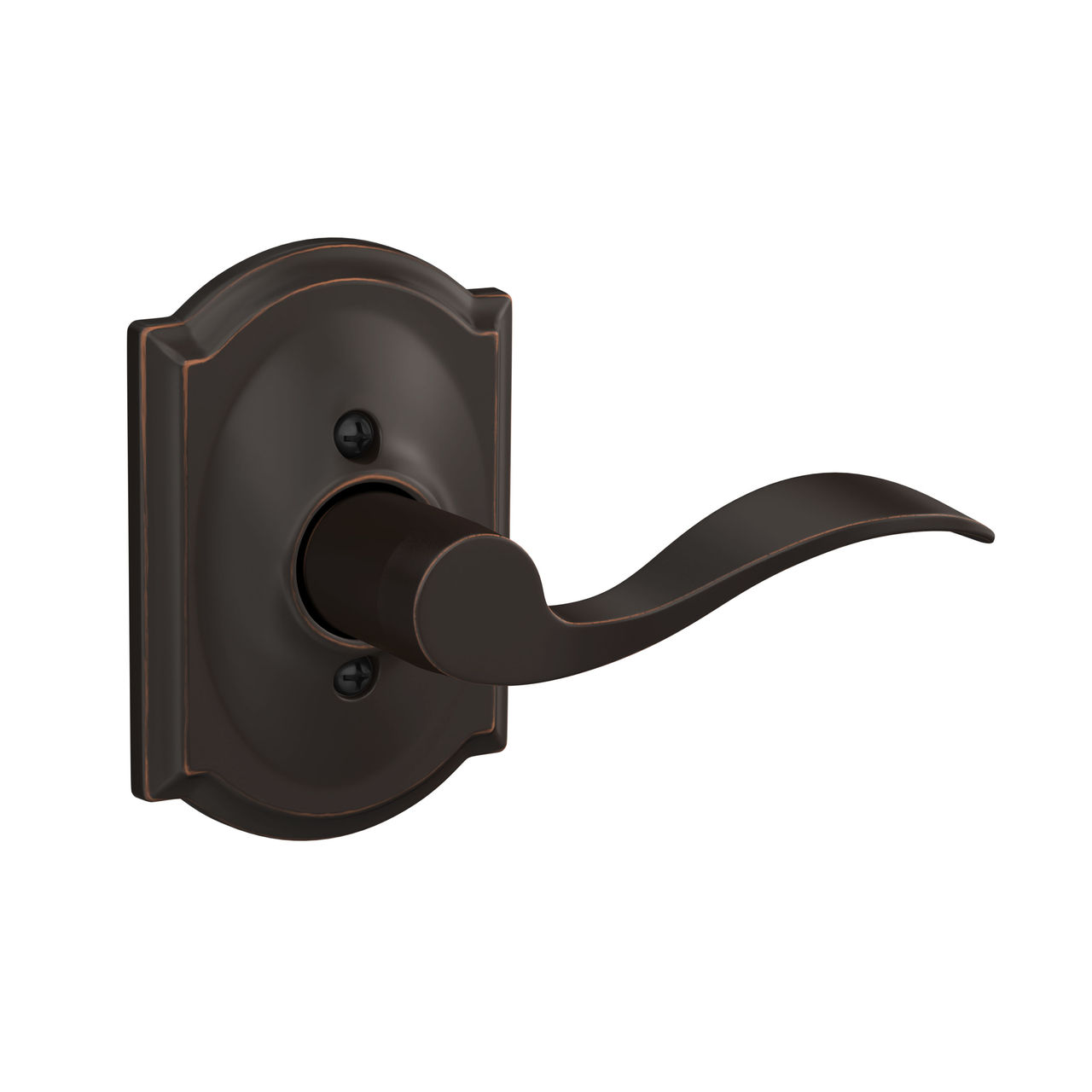 Serrure sans rotation avec levier Accent et garniture Camelot