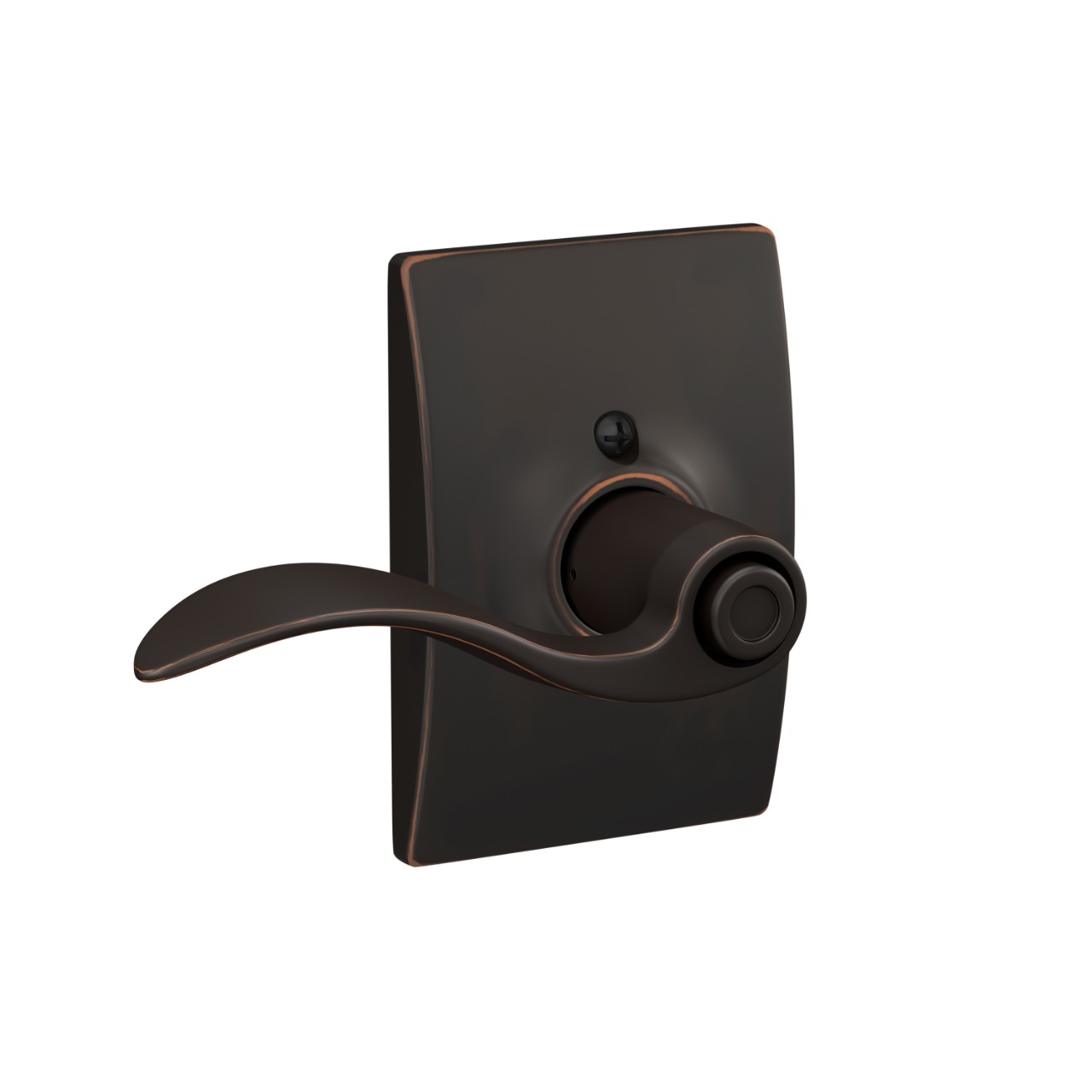 Accent Lever Bed & Bath Lock