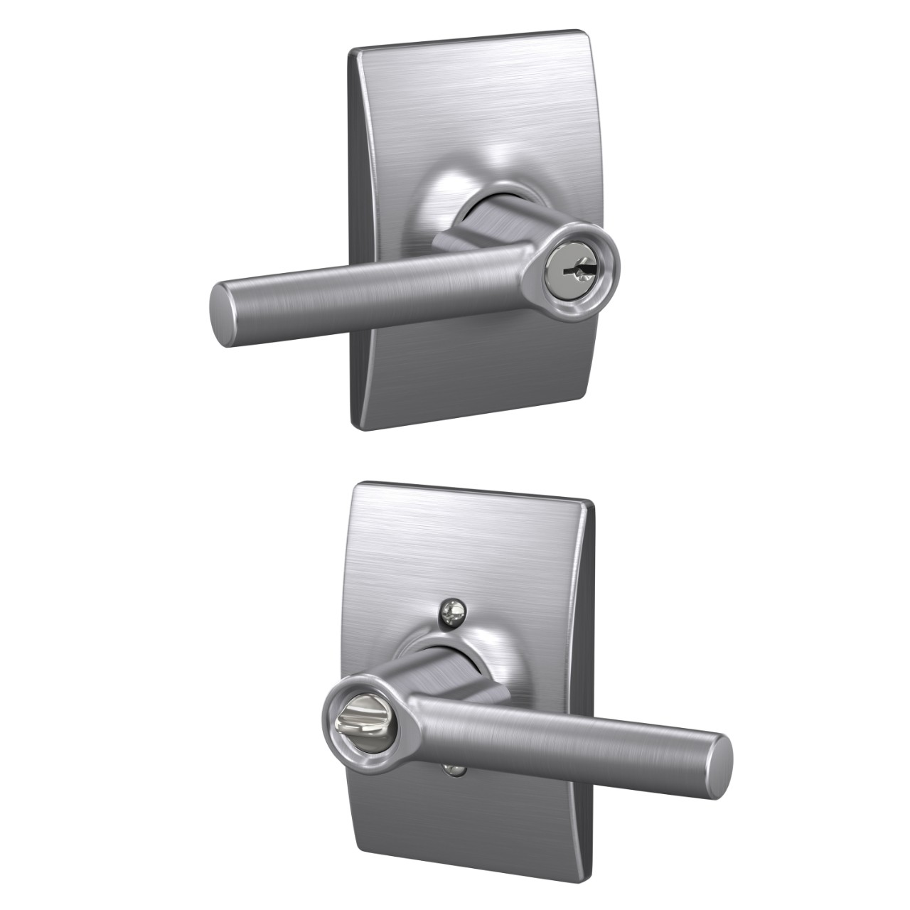 Broadway Lever Keyed Entry Lock