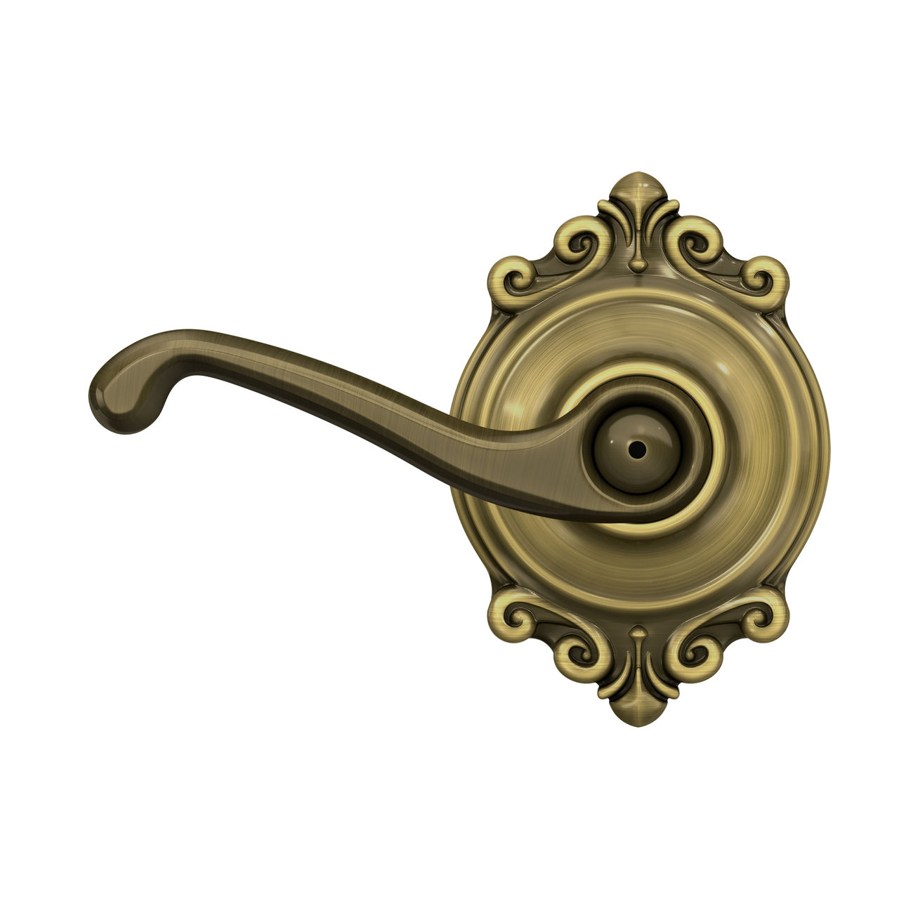 Flair Lever Bed & Bath Lock