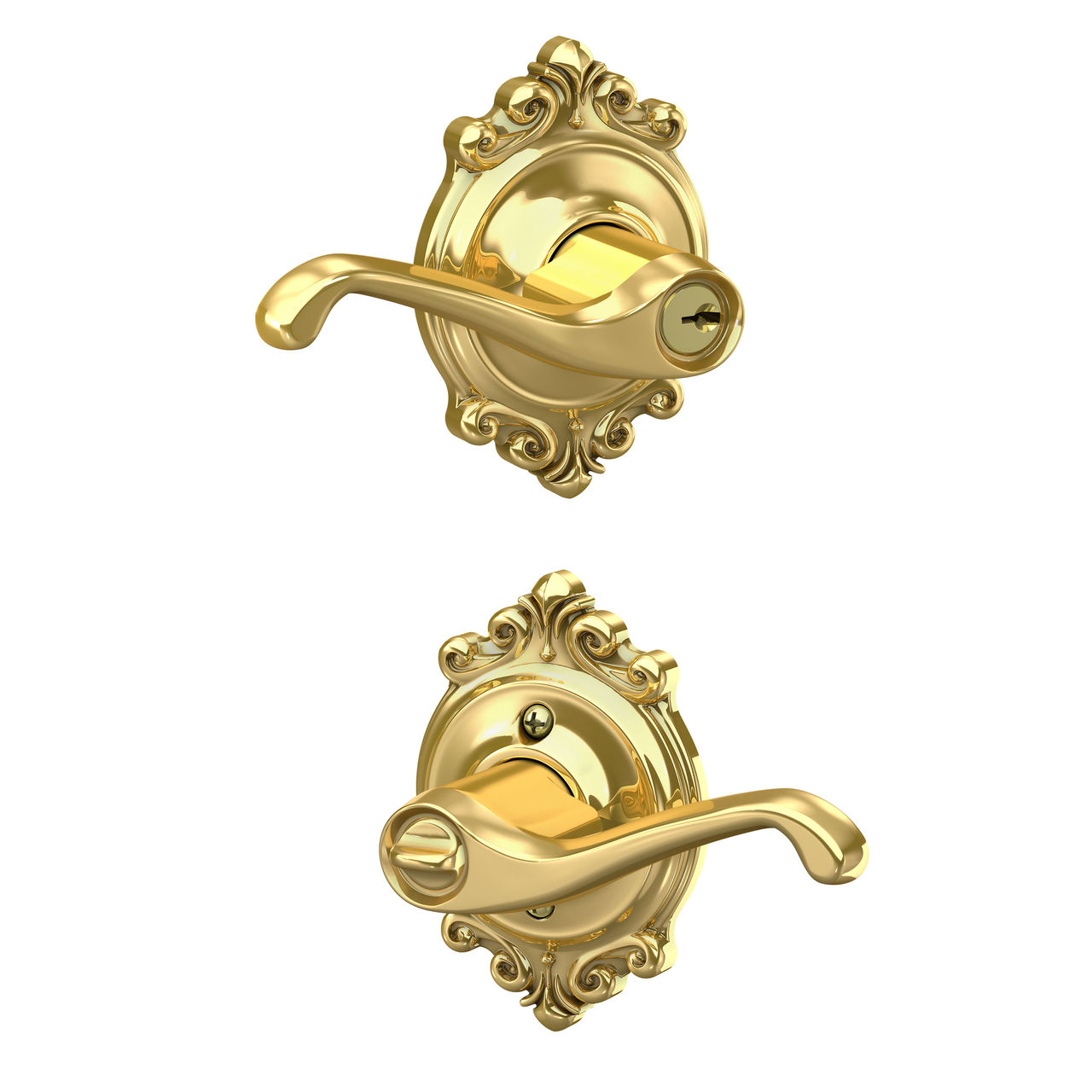 Flair Lever Keyed Entry Lock