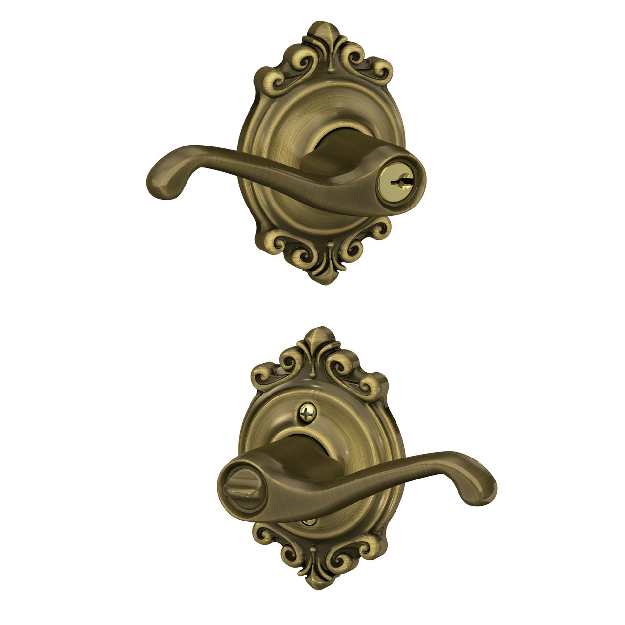 Flair Lever Keyed Entry Lock