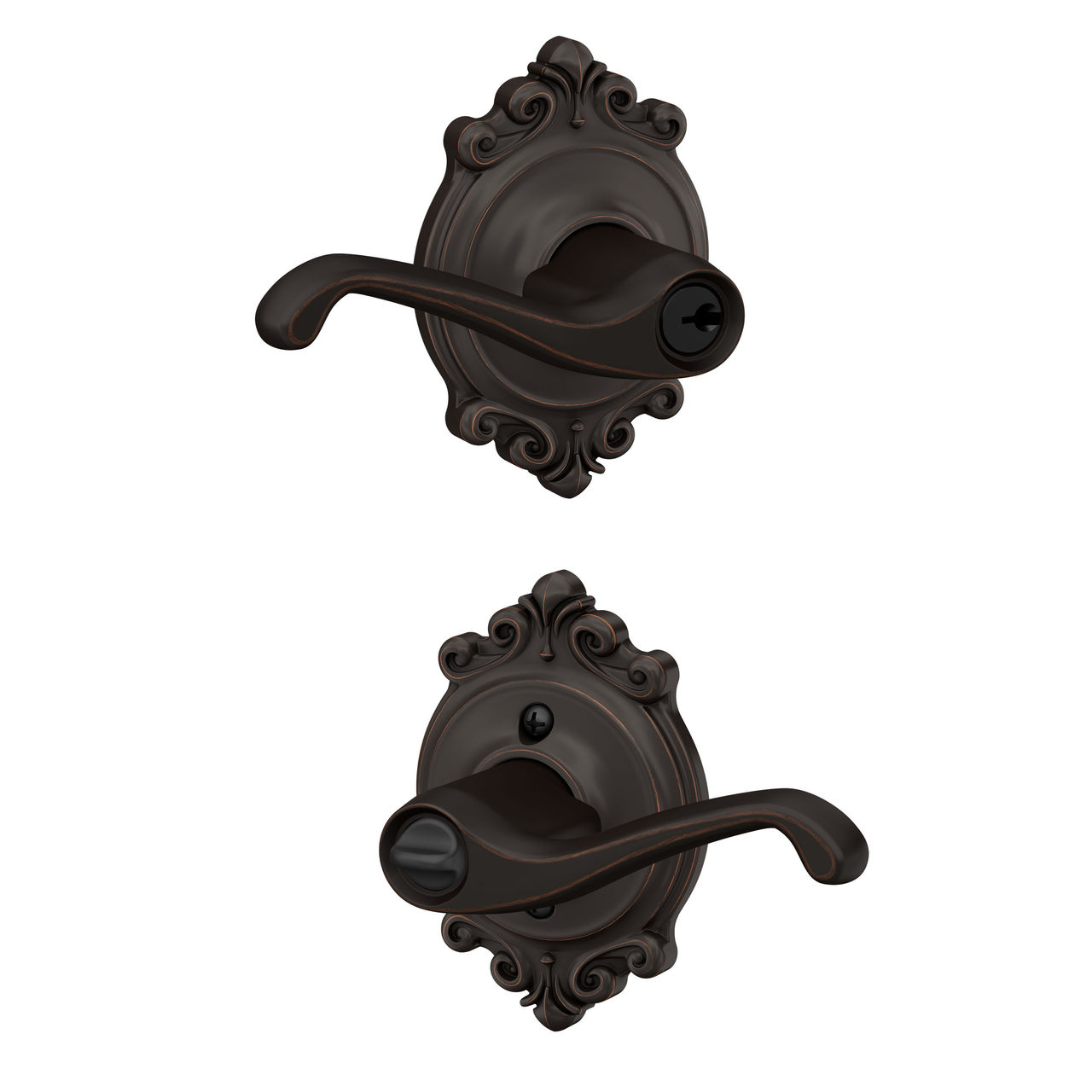 Flair Lever Keyed Entry Lock