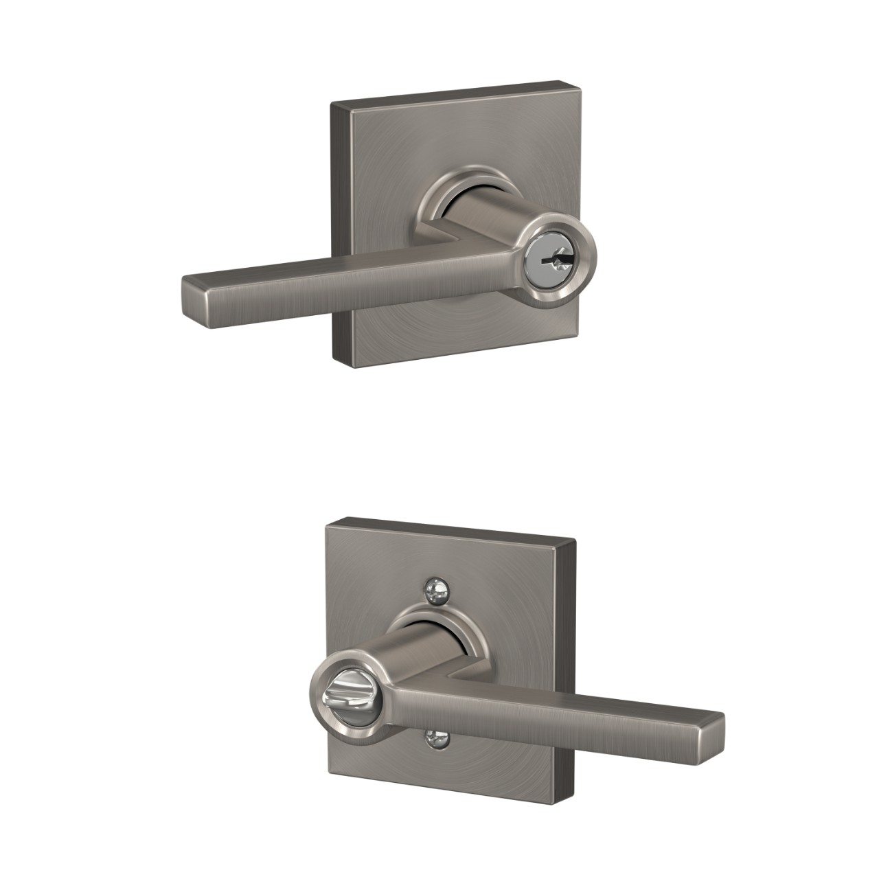Latitude lever Keyed Entry lock