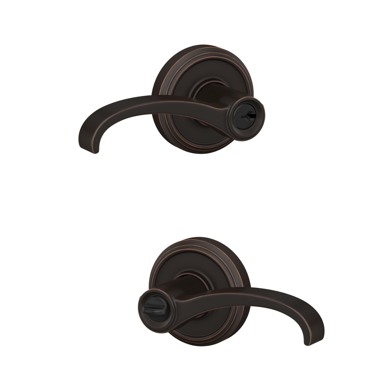 Whitney Lever Keyed Entry Lock
