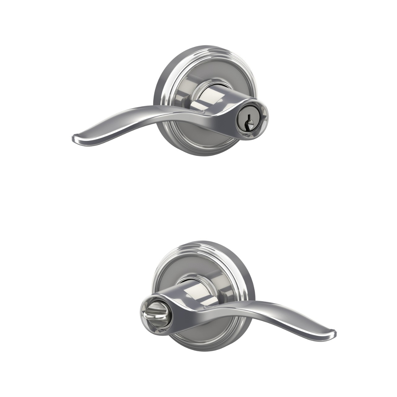 Pennant Lever Keyed Entry Lock