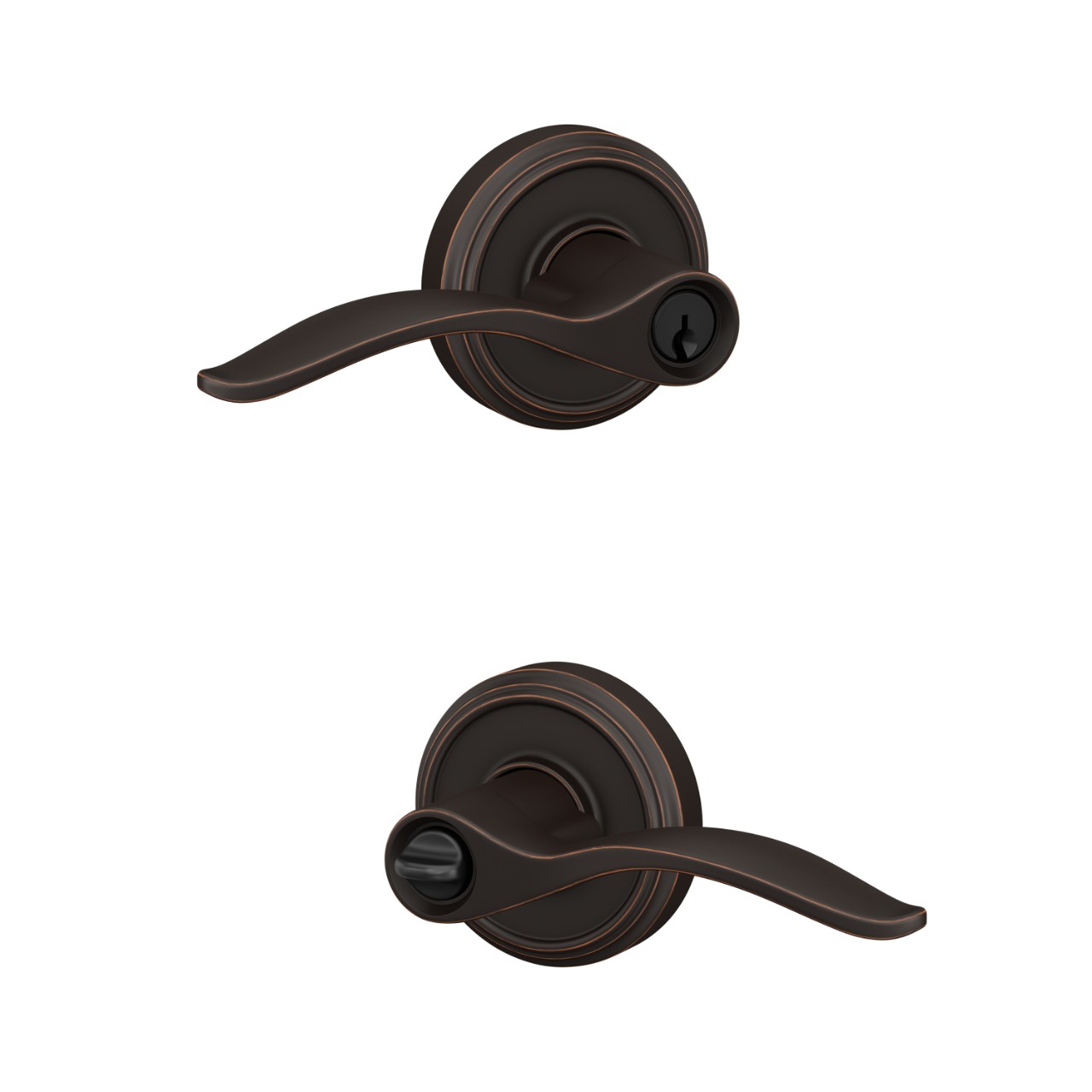 Pennant Lever Keyed Entry Lock