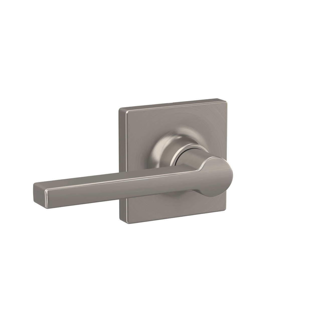 Schlage Home Essentials Hendrix Hall and Closet Passage Door Lever with Crawley Trim