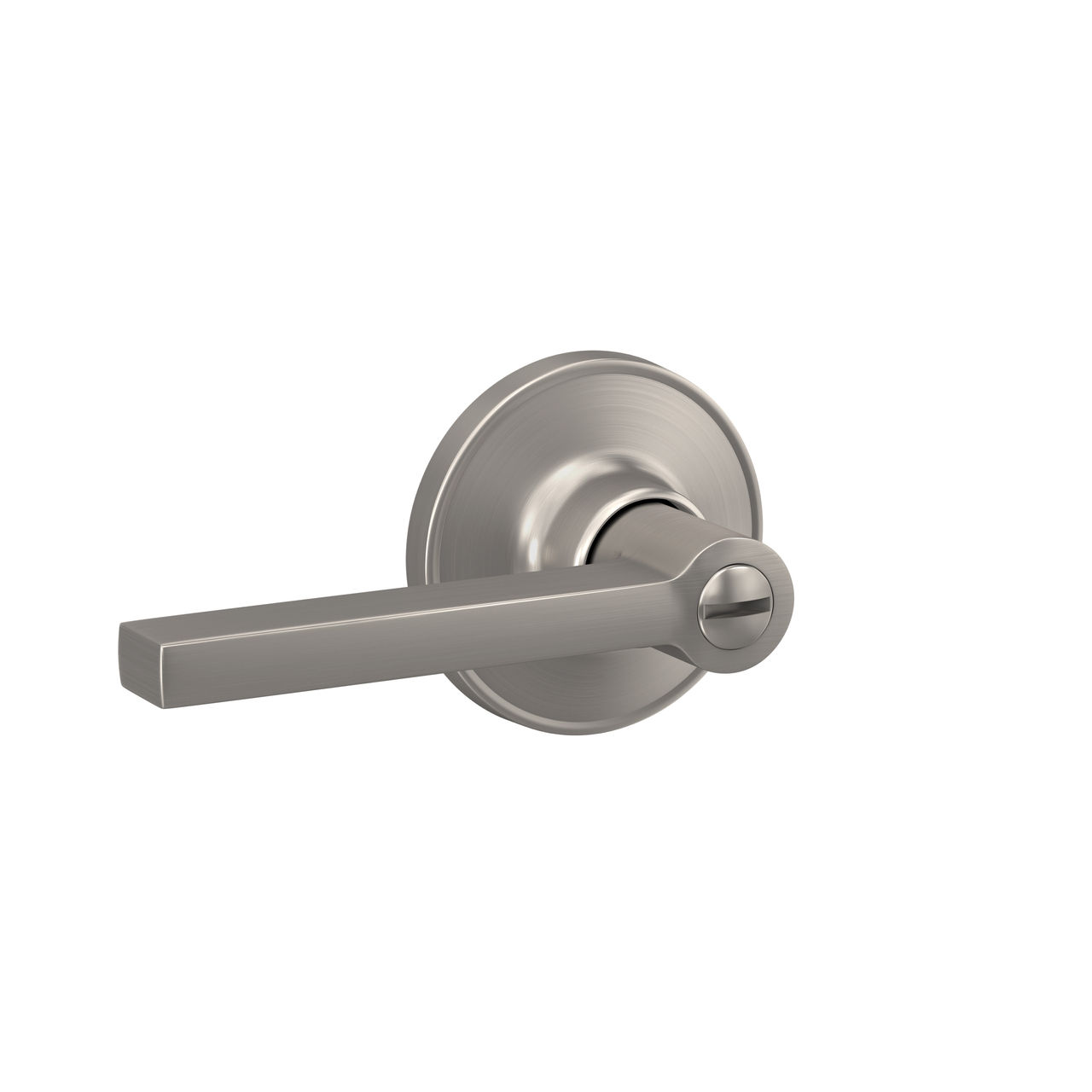 Schlage Home Essentials Hendrix Bed and Bath Locking Door Lever