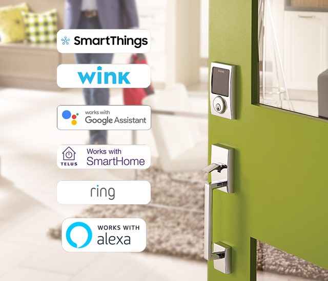 Schlage Connect™ Touchscreen High Security Deadbolt 2,Schlage Connect™ Touchscreen High Security Deadbolt 2