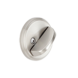 One sided deadbolts with exterior plate
